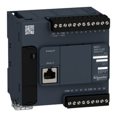 Square D TM221C16R Modicon M221, Logic controller, 16 inputs/outputs, 7 relay outputs, 100…240 V AC  | Blackhawk Supply