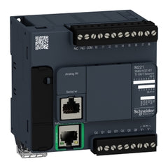 Square D TM221CE16T Logic controller, Modicon M221, 16 IO transistor PNP Ethernet  | Blackhawk Supply