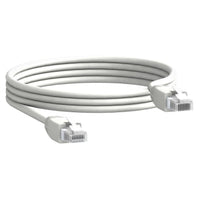 TRV00803 | Communication cable, ComPacT, MasterPact, 2 x RJ45 male connectors, 0.3m length, set of 10 parts | Square D by Schneider Electric