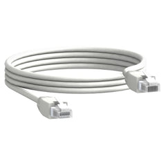 Square D TRV00803 Communication cable, ComPacT, MasterPact, 2 x RJ45 male connectors, 0.3m length, set of 10 parts  | Blackhawk Supply