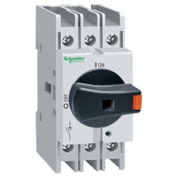 VLS3P016R1 | Disconnect switch, TeSys VLS, body switch, 16A, 10HP at 480VAC, UL508, three phase, 5kA SCCR, size 1, DIN rail mount | Square D by Schneider Electric