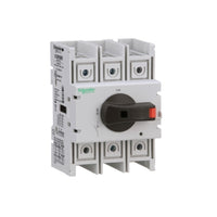 VLS3P030R2 | Disconnect switch, TeSys VLS, body switch, 30A, 20HP at 480VAC, UL98, three phase, 50kA SCCR, size 2, DIN rail mount | Square D by Schneider Electric