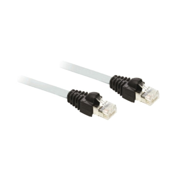 Square D 490NTW00002U Ethernet ConneXium shielded twisted pair straight cord-2m-2connectorsRJ45-UL/CSA  | Blackhawk Supply