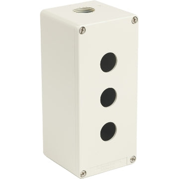 Square D XAPG39503 Die-cast empty control station, XAP-G, dia 22, 3 cut-outs  | Blackhawk Supply