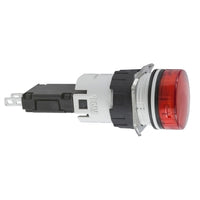 XB6AV4BB | Complete pilot light, Harmony XB6, round red, plastic, 16mm, integral LED 12...24V | Square D by Schneider Electric