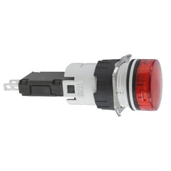 Square D XB6AV4BB Complete pilot light, Harmony XB6, round red, plastic, 16mm, integral LED 12...24V  | Blackhawk Supply