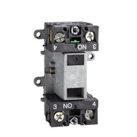 XENG3781 | Contact block, Harmony XAC, double contact, latching, single speed, front mounting, 2NO | Square D by Schneider Electric