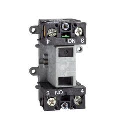 Square D XENG3781 Contact block, Harmony XAC, double contact, latching, single speed, front mounting, 2NO  | Blackhawk Supply
