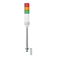 XVC6B35S | Harmony XVC, Monolithic precabled tower light, plastic, red orange green, Ø60, tube mounting, steady or flashing, buzzer, IP23, 24 V AC/DC | Square D by Schneider Electric