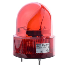 Square D XVR12B04S Rotating beacon, Harmony XVR, 120mm, red, with buzzer 50…90dB, 24V AC DC  | Blackhawk Supply