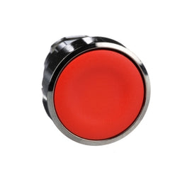 Square D ZB4BA4 Harmony, 22mm Push Button, flush push button head, spring return, red, unmarked  | Blackhawk Supply