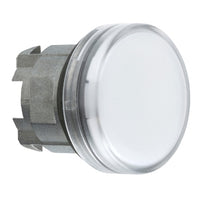 ZB4BV01 | Pilot light head, Harmony XB4, metal, white, 22mm, plain lens for BA9s bulb | ~ Square D (OBSOLETE)