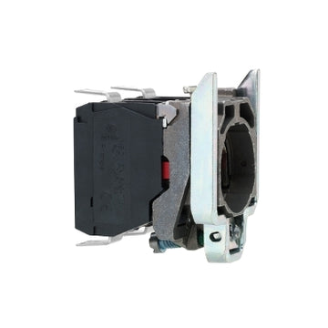 Square D ZB4BZ1013 Harmony complete body/contact, body for push buttons or selector switches, XB6, single contact block with body/fixing collar 1 NO faston connector  | Blackhawk Supply