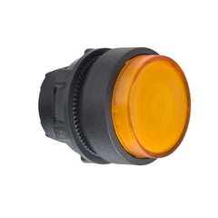 Square D ZB5AW153 Head for illuminated push button, Harmony XB5, orange projecting, 22mm, universal LED, spring return, unmarked  | Blackhawk Supply