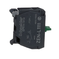 ZENL1111 | Harmony, 22mm Push Button, contact block, panel mount, 1 NO, screw clamp terminal Pack of 5 | Square D by Schneider Electric