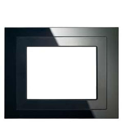 Siemens 5WG15888AB14 Frame for Touchpanel 5.7", Black Glass  | Blackhawk Supply