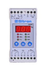Sitron TR202-85 Power: 85-264 VAC, 4…20mA in to (4…20mA out + 2X SPDT programmable relays)  | Blackhawk Supply