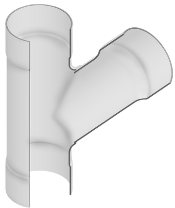 Spears 2975-120 12 PVC WYE SOC 80PIP N.P.R.  | Blackhawk Supply