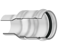 3329-95123P | 27X21 PVC REDUCING COUPLING GASKETXSPIGOT 125PIP | (PG:330) Spears