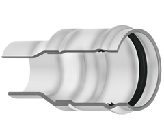 Spears 3329-58223P 8X4 PVC REDUCING GASKETXSPIGOT 125PIPXIPS  | Blackhawk Supply