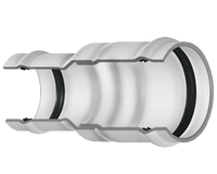 3029-8482 | 21X8 PVC REDUCING COUPLING GASKET 100PIP | (PG:320) Spears