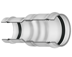 Spears 3029-8482 21X8 PVC REDUCING COUPLING GASKET 100PIP  | Blackhawk Supply