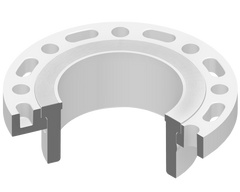Spears 354-060F 6X6.140 PVC FLANGE PIP SOCKET CL150  | Blackhawk Supply