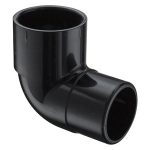 Spears 409-015B 1-1/2 PVC 90 ST ELL SPGXSOC SCH40 BLACK  | Blackhawk Supply