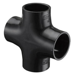 Spears 420-015B 1-1/2 PVC CROSS SOCKET SCH40 BLACK  | Blackhawk Supply