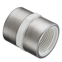 430-020SR | 2 PVC COUPLING REINFORCED FEMALE THREAD SCH40 | (PG:046) Spears