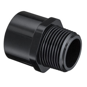 Spears 436-007B 3/4 PVC MALE ADAPTER MPTXSOC SCH40 BLACK  | Blackhawk Supply