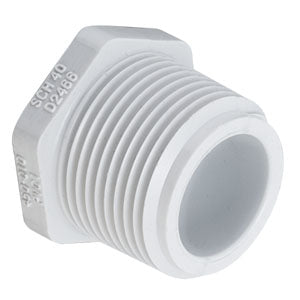 Spears 450-005 1/2 PVC PLUG MPT SCH40  | Blackhawk Supply