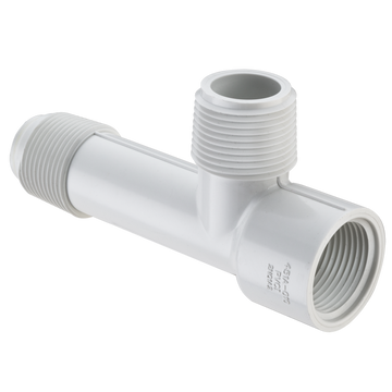 Spears 451A-010 1 PVC MANIFOLD TEE MPT O-RING X FPTXMPT  | Blackhawk Supply