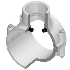 Spears 466-333 3X1/2 PVC CLAMP SADDLE SOCKET BUNA ZINC BOLT  | Blackhawk Supply
