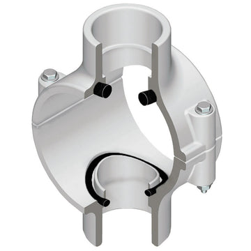 Spears 468S-247 2X1/2 PVC CLAMP SADDLE D/O SOC BUNA SSBT  | Blackhawk Supply