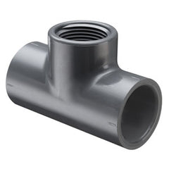 Spears 402-007G 3/4 PVC TEE SOCXFPT SCH40 GRAY  | Blackhawk Supply