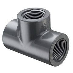 Spears 405-007G 3/4 PVC TEE FPT SCH40 GRAY  | Blackhawk Supply