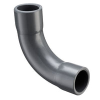 806-025LSF | 2-1/2 PVC LONG SWEEP 90 ELBOW SOCKET SCH80 | (PG:083) Spears