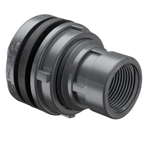 Spears 8171-002 1/4 PVC TANK ADAPTER SOCXFPT NEOPRENE GASKET  | Blackhawk Supply