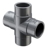 420-040G | 4 PVC CROSS SOCKET SCH40 GRAY | (PG:043) Spears