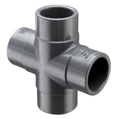 Spears 420-040G 4 PVC CROSS SOCKET SCH40 GRAY  | Blackhawk Supply