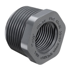 Spears 439-211G 1-1/2X1 PVC REDUCING BUSHING MPTXFPT SCH40 GRAY  | Blackhawk Supply