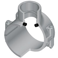 866SV-576C | 8X1-1/4 CPVC CLAMP SADDLE SOCKET FKM SS B | (PG:096) Spears