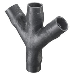 Spears 876-080F 8 PVC DOUBLE WYE SOCKET SCH80 FABRICATED 100 PSI G  | Blackhawk Supply