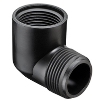 MS412-007 | 3/4 HDPE 90 ELBOW (SHORT PATTERN)MPTXFPT | (PG:040) Spears