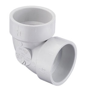 Spears P331-015 1-1/2 PVC DWV VENT ELBOW HUBXHUB  | Blackhawk Supply