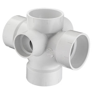 Spears P439-338 3X3X3X3X2X2 DWV DOUBLE REINFORCED THREAD R&L INLET ALLHUB  | Blackhawk Supply