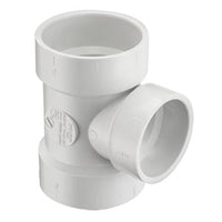 P442-624 | 10X10X4 PVC DWV REDUCING VENT TEE HUBXHUBXHUB | (PG:052) Spears