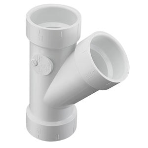 Spears P600-040 4 PVC DWV WYE HUBXHUBXHUB  | Blackhawk Supply