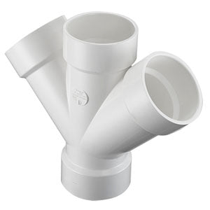 Spears P611S-030 3 PVC DWV DBL WYE W/2 SIDE IN HXHXHXHXH  | Blackhawk Supply